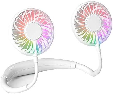 Neck Fan, Hands Free Personal Fan 2600mAh, Hang Around Neck Fans, Wearable Small Fan for Outdoor Working Battery Powered Over 12 Hours Constant Cool
