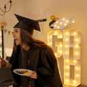 VIHOSE 5 ft 2026 Graduation Party Decorations Graduate LED Lights 4 LED Marquee Light up Letters Grad and Grad Hat Class of 2026 Lights Decor for High School Senior College Graduation Party Supplies