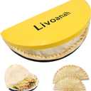 Tortilla Sealer - For 10-12 Flour Tortillas, Tortilla Crimper Maker, Make Sealed Tacos, Sandwich, Burritos, Dumplings, Pasties