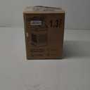 CEROELDA Small Trash Can with Lid-5L/1.3 Gal,Stainless Steel Outdoor Dog Poop Garbage Can-Farmhouse Retro Metal Waste Bin w/Step Pedal for Bathroom Bedroom Office-Soft Close-Green