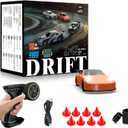 RC Drift car, 1/43 Mini Rc Drift car with Gyroscope, 2.4GHz Full Proportional Remote control Cars, 4WD High Speed Racing with Lights, Racing Tires, Model Cars Gift for Adults, Kids, Boys, Girls (Orange)