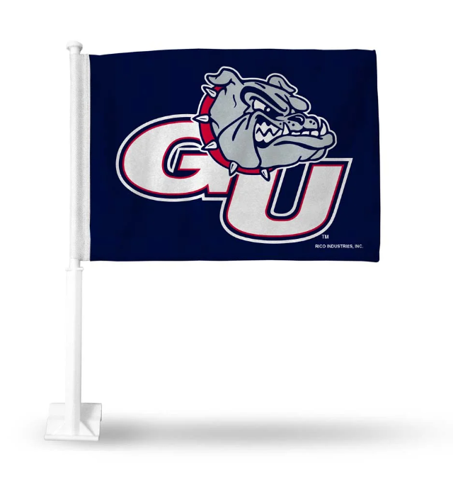Gonzaga University Bulldogs 11X14 Window Mount 2-Sided Car Flag