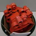 Christmas Tree Stands for Real Trees Metal Christma Tree Holder Base for 6ft Live Tree Red & Green Fits Up to 4.7" Xmas Tree Trunks for Home Party Xmas Decor