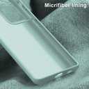 bemal for Samsung Galaxy S21 Ultra Case - Smooth Silky Liquid Silicone - Slim Fit Soft Microfiber Lining - Designed for Women and Girls - Shockproof Protective Phone Cover 6.8"- Light Blue