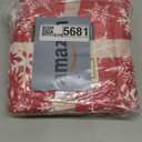 PAVILIA Christmas Throw Blanket | Red Snowflake Christmas Fleece Blanket | Soft, Plush, Warm Winter Cabin Throw, Twin 60x80 (Red/White Snowflake)