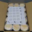 SHOWIN 8 OZ Thick Candle Jars for Making Candles 15 Pcs, Clear Empty Jars with Wood Lids for Candle Making, Sample Container