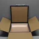 Thyle 6 Pcs Small Cork Bulletin Board 12 x 12, Framed Corkboard 1/2 Thick Vision Board Small Square Pin CorkBoard Decor Display Organizer for Wall Home Office School