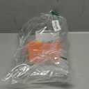 Index Card Holder Clear Acrylic Card Organizer 50 Pcs Divider Sheets for Desk File Note Holders, 4 Compartments Holds 600 Cards(3 x 5 Inch)