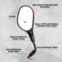 KEMIMOTO ATV Mirrors, 8MM 10MM Motorcycle Mirrors for Handlebar ATV Accessories Compatible with Scooter Snowmobile Mope, 360 Degrees Ball Type Adjustment