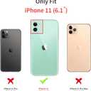 Fycyko Compatible for iPhone 11 Case with Glitter Diamond Camera Protector,Bling Clear Crystal Cute Phone Case Shockproof Sparkle Len for iPhone 11(6.1'')-Pink