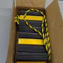 Wheel Chocks for RV Trailer Camper Truck Car, [2pair/4pack with Rope] Versatile Rubber Chocks Block Stopper for Tire with Reflective Strips, Utility Boat Travel Trailer Camper RV Accessories Must