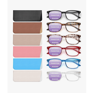 NOVIVON 6 Pack Reading Glasses for Women/Men, Bifocal, Progressive, Readers for Women/Men, Eye glasses