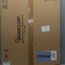 Board2by Cork Board Bulletin Board 24 x 36, Wood Framed Corkboards for Wall Decor, Hanging Office Message Board, Large Wall Mounted Notice Pin Board with 15 Push Pins for School, Home & Office