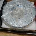 A-Premium 10.23 Inch (259.8mm) Rear Solid Disc Brake Rotors, 2-Pack