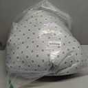 TOOHUB Super Soft Rug, Round Rug for Bedroom, 4X4 Ft Beige and White Checkered Round Rug Non-Slip High Pile Cute Soft Fluffy Rug for Living Room Bedroom Kids Room