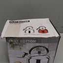 Cabilock Turquoise Whistling Tea Kettle Stainless Steel Boiling Kettle for Stovetop with Comfortable Handle 7.28 Inch for Home and Office Use