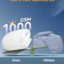 KAYFIA Full Mattress Topper,Extra Thick Mattress Pad Cover for Deep Sleep,3D+7D Snow Down Alternative Fill Overfilled Plush Pillow Top with 8-23 Inch Deep Pocket-White