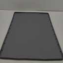 Under Sink Mat for Kitchen Waterproof, 31" x 19" Silicone Under Sink Liner Kitchen & Bathroom Cabinet Protector Mats, Heavy Duty Flexible Under Sink Drip Tray with Lip, Cool Grey