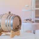 Oak Aging Barrels in 1, 2, 3, 5 Liter Perfect for Home Brewing & Spirit Aging American White Oak (10 liter (2.64 gal) Galvanized)