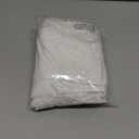 River Dream No Hook Microfiber Shower Curtain 54" Wide - Soft Stall Size Hotel Style Fabric Shower Curtain for Bathroom, Waterproof & Machine Washable, White, 54x74