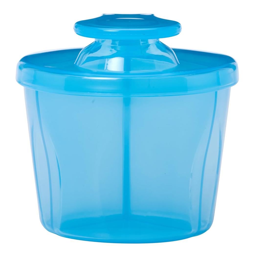 Dr. Brown's Travel Formula Dispenser with Lid, BPA Free - Blue - Holds 27oz | with Snap-On Lid (1-Pack, Blue)