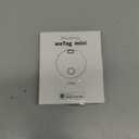 Smart Tracker Tag Item Finder 4Pack, Compatible with Apple Find My APP (iOS Only), IP67 Waterproof, Replaceable Battery, Suitable for Luggage, Bags, Wallets, Backpacks, Keys (weTag mini) (Black-4PCS)