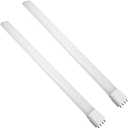 LED 18W 2G11 4 Pin Base LED Light Bulb Replaces 36W CFL, 16.3 Inch Horizontal Plug, Warm White 3000K for Storage Rooms