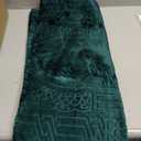 Empire Home Islamic Prayer Rug Oversized Soft Thick Plush Musalla Mat - for Men Women Childred -   (Hunter Green)