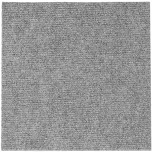 Self Adhesive Carpet Tile, Easy to Peel and Stick Carpet Floor Tile - 12 Tiles/12 sq Ft. (Medium, Grey-White)