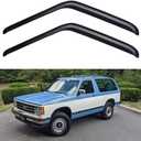 Window Visors Rain Guards for 1987-1991 Chevy Blazer, Out-Channel Window Vent Wind Deflectors Visors Shades for 1973-1991 Chevy GMC C/K/R-Series Pickup/Suburban