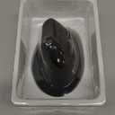 Transformers Vertical Ergonomic Mouse with LED Screen & Knob Control, Rechargeable Vertical Mouse Wireless, 3-Device Connectivity (2.4G + Dual Bluetooth), Quiet Clicks, Computer Mice for PC/Mac/Laptop (Black)