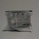 WDIRARA Women's 3 Pieces Swimsuit Bathing Suit Halter Bikini Set with Sheer Cover Up Dress S