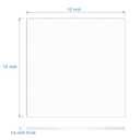 KAITELA 4 Pack Clear Acrylic Sheet 1/4" Thick (6mm), 12" x 12" Cast Plexiglass Square Plastic Board for Craft Project, Sign, Display Case, Laser Cutting, Engraving, Home Decor
