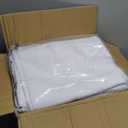 VidaFete Round Tablecloth 132inch 10 Pack Polyester Table Cloth, Stain Wrinkle Resistant Polyester Dining Table Cover for Kitchen Dinning Party Wedding Rectangular Tabletop Buffet Decoration(White)