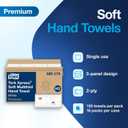 Tork Soft Xpress Multifold Paper Hand Towels White, H2 System Compatible 15 Packs X 135 Towels Each (MB579)
