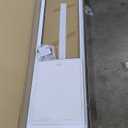 Ideal Pet Products Aluminum Pet Patio Door, Adjustable Height 77-5/8" to 80-3/8", 15" x 20" Flap Size, White