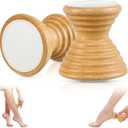 Crystal Hair Eraser, Reusable+Painless Nano Glass Hair Removal Stone, Crystal Hair Remover for Silky Smooth Skin, Exfoliating Wooden Magic Hair Removal Stone for Legs+BodyDouble-Sided (2-in-1 Hair Remover)