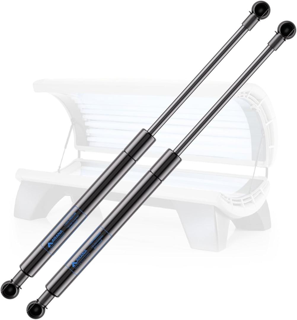 ARANA 20 inch 150 Lbs Gas Struts lgp8-200-150, C16-17566 Gas Spring 20" Bed Cover Shocks, Lift-Support for Heavy Duty RV Bed Murphy Bed Tonneau Cover Trap Door, Set of 2
