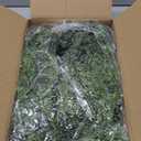 Lvydec Christmas Pine Garland, 6.5ft Realistic Cedar Cypress Greenery Decoration, Holiday Mantel Fireplace Table Centerpiece (Dark Green)