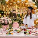 HILAVO 26 Charcuterie Numbers Fillable, 3Pcs 13.7" Graduation Cap Number Charcuterie Board Box 2026 Graduation Decorations Food Serving Tray for Class of 2026 Congrats Grad Party Decorations