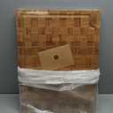 XXXLarge Bamboo Cutting Boards Charcuterie Board Best Non Toxic Large Butcher Block Heavy Duty Book Checkered Wood Cutting Boards for Kitchen Solid End Grain Wood Chopping Board