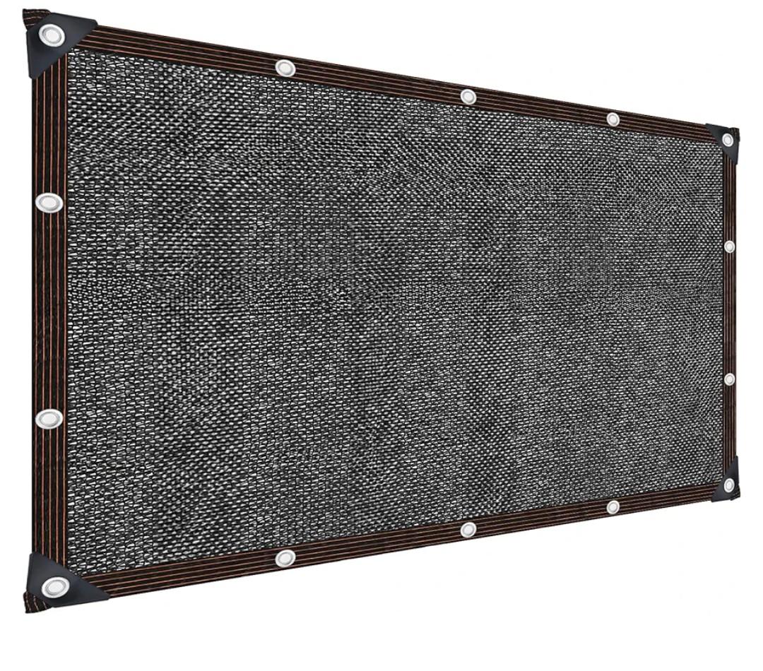 9.8x18.7FT Garden Shade Cloth - 55% Sun Resistance with HDPE Material, Reinforced Grommets. Ideal for Greenhouse, Plant, Pergola, Backyard Patio Sunshade