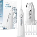 AquaSonic Water Flosser  Cordless Rechargeable Water Flossers for Teeth Cleaning  Waterproof Aqua Flosser, Portable Oral Irrigator for Dental Cleaning with 5 Jet Tips – Braces Home Travel.