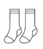 Long Socks 7 Pairs S/M 