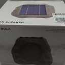 Victrola Rock Speaker Connect, Stone, Wireless Outdoor with Bluetooth 5.3, 22-Hour Battery Life, with Solar Charging, Link Up to 20 Rock Speakers, IP65 Water & Dust Resistant (Single)