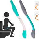 Toilet Aids for Wiping 15.7 Long Reach Comfort Butt Wiper Tools Self-Help Toilet Butt Wipe Tool, Elderly from Back Surgery