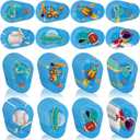 Panitay 40 Pcs Kids Eye Patches for Boys Toddlers Adhesive Patches Bulk with Lazy Eye Breathable Fabric Pad Light Blocking Cute Designs Cotton Adhesive Bandages for Boys Children