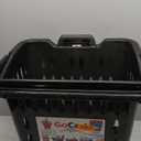 dbest products GoCart, Black Grocery Cart Shopping Laundry Basket on Wheels