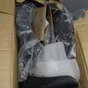 Office Chair, Ergonomic Desk Chairs 330LBS Capacity High Back Mesh Computer Chair with Flip-up Armrests, Comfy Work Chair with Adjustable Lumbar Support, Rolling Chair (One Size, Black)