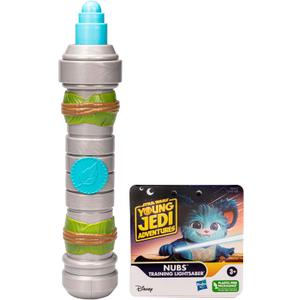 2 Pack Star Wars: Young Jedi Adventures, Nubs Blue Extendable Lightsaber, Preschool Toys for 3 Year Old Boys & Girls